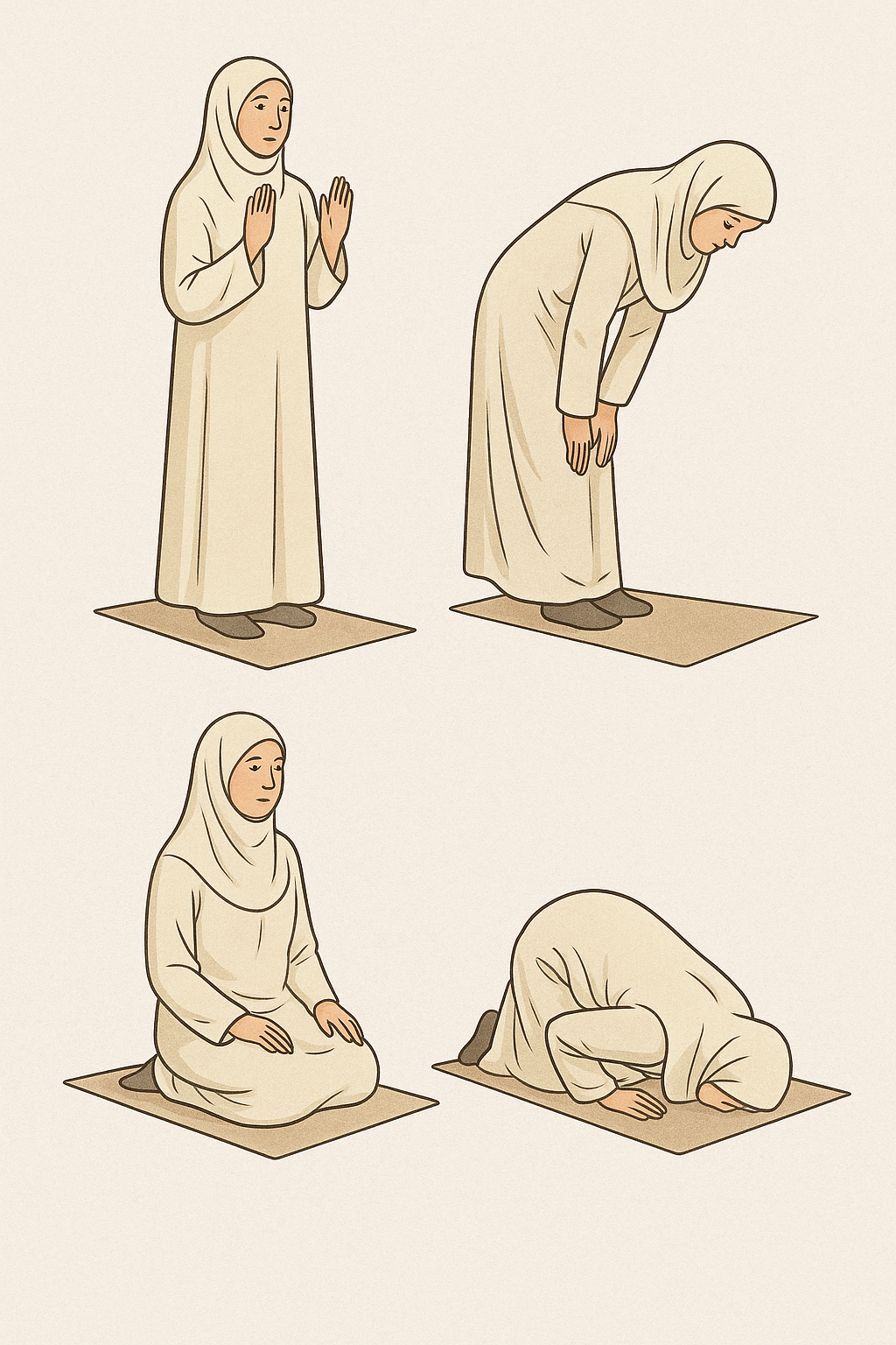 Kadın Namaz Görseli